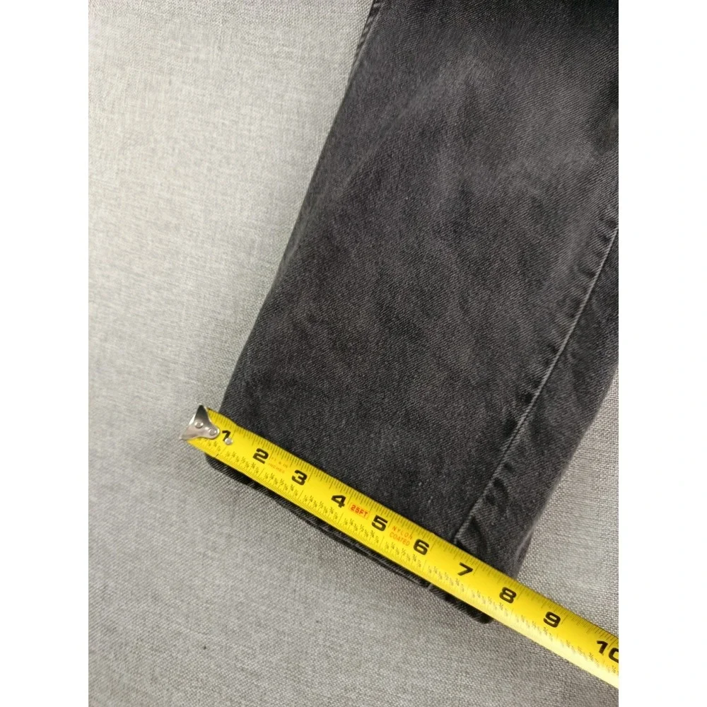 We The Free Ziggy Denim Overall Womens Size Xs Charcoal Straight Leg Boho
